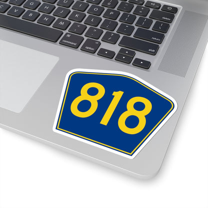PR secondary 818 (Puerto Rico) (Road Sign) STICKER Vinyl Kiss-Cut Decal