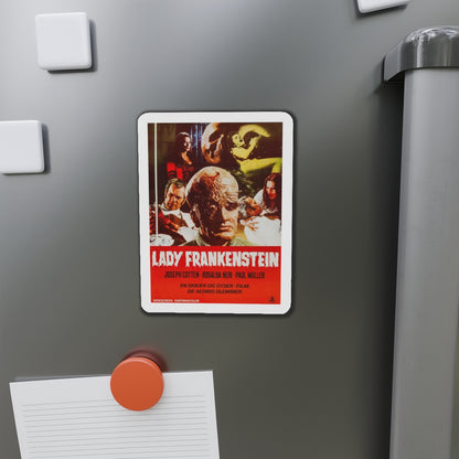 LADY FRANKENSTEIN (DANISH) 1971 Movie Poster - Refrigerator Magnet-The Sticker Space