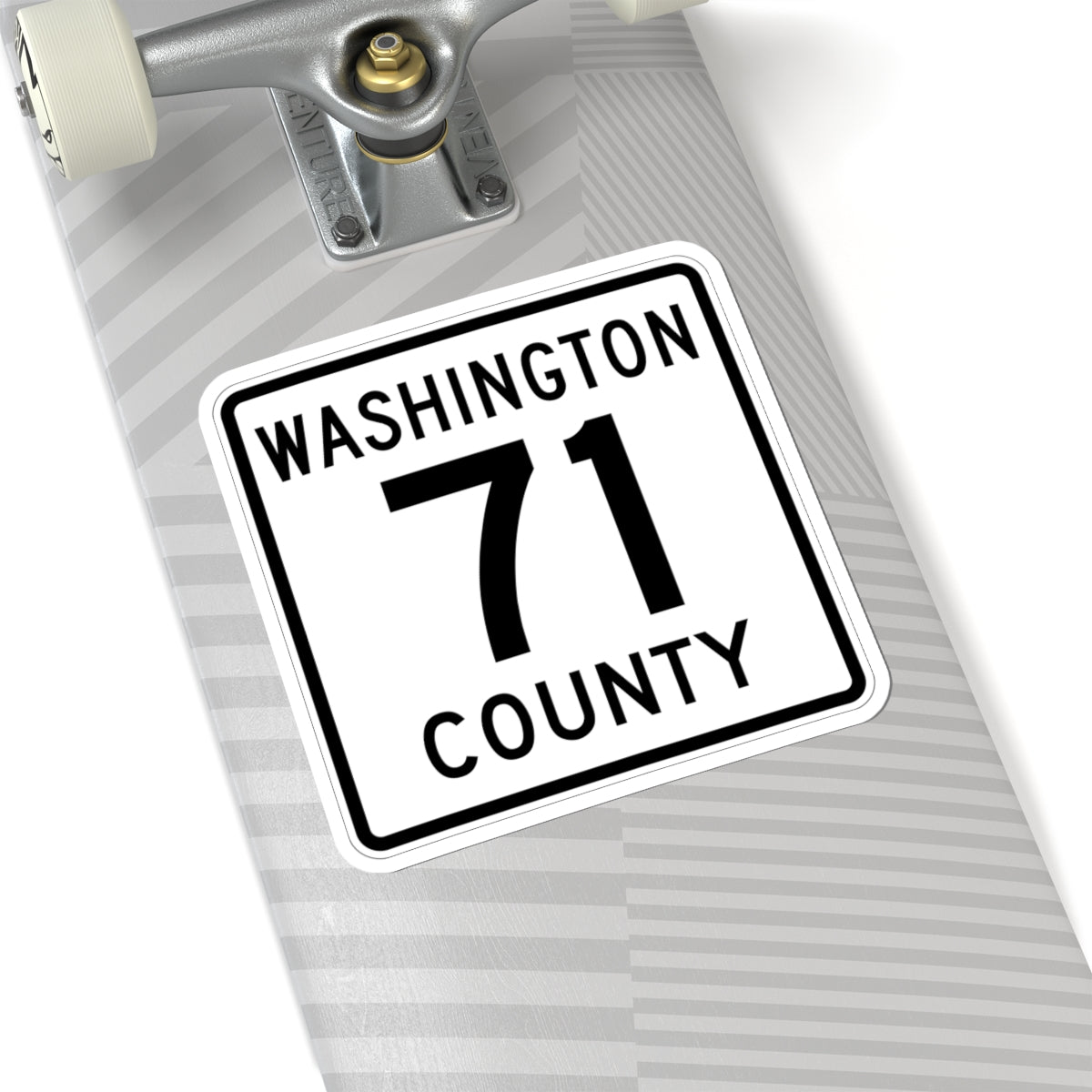 Washington County 71 MN (Minnesota) (Road Sign) STICKER Vinyl Kiss-Cut Decal