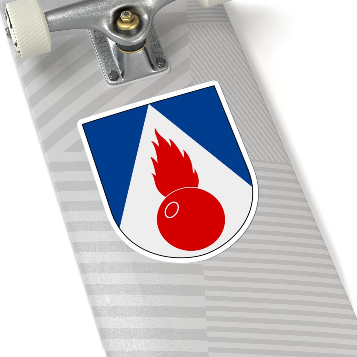 Artilleriregementet 921. kompaniet vapen (Sweden) (Coat of Arms) STICKER Vinyl Kiss-Cut Decal