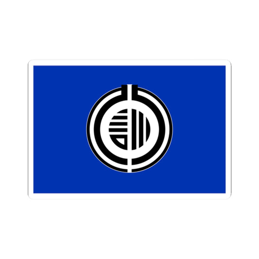 Flag of Kunneppu Hokkaido (Japan) STICKER Vinyl Kiss-Cut Decal