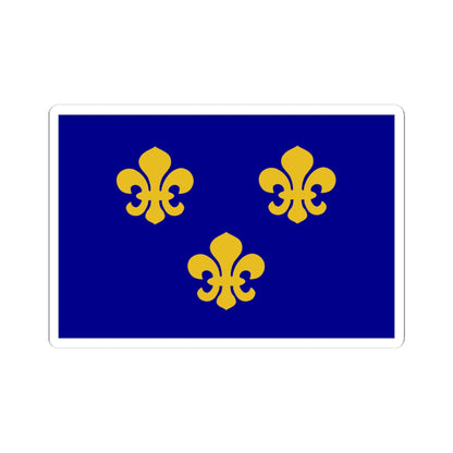 Flag of medieval France (France) STICKER Vinyl Kiss-Cut Decal