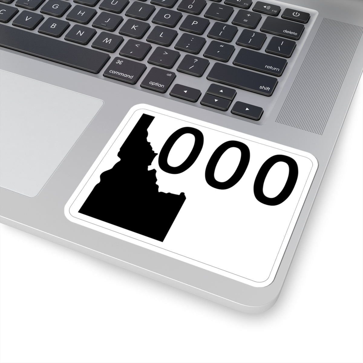 Idaho 000 template (Idaho) (Road Sign) STICKER Vinyl Kiss-Cut Decal