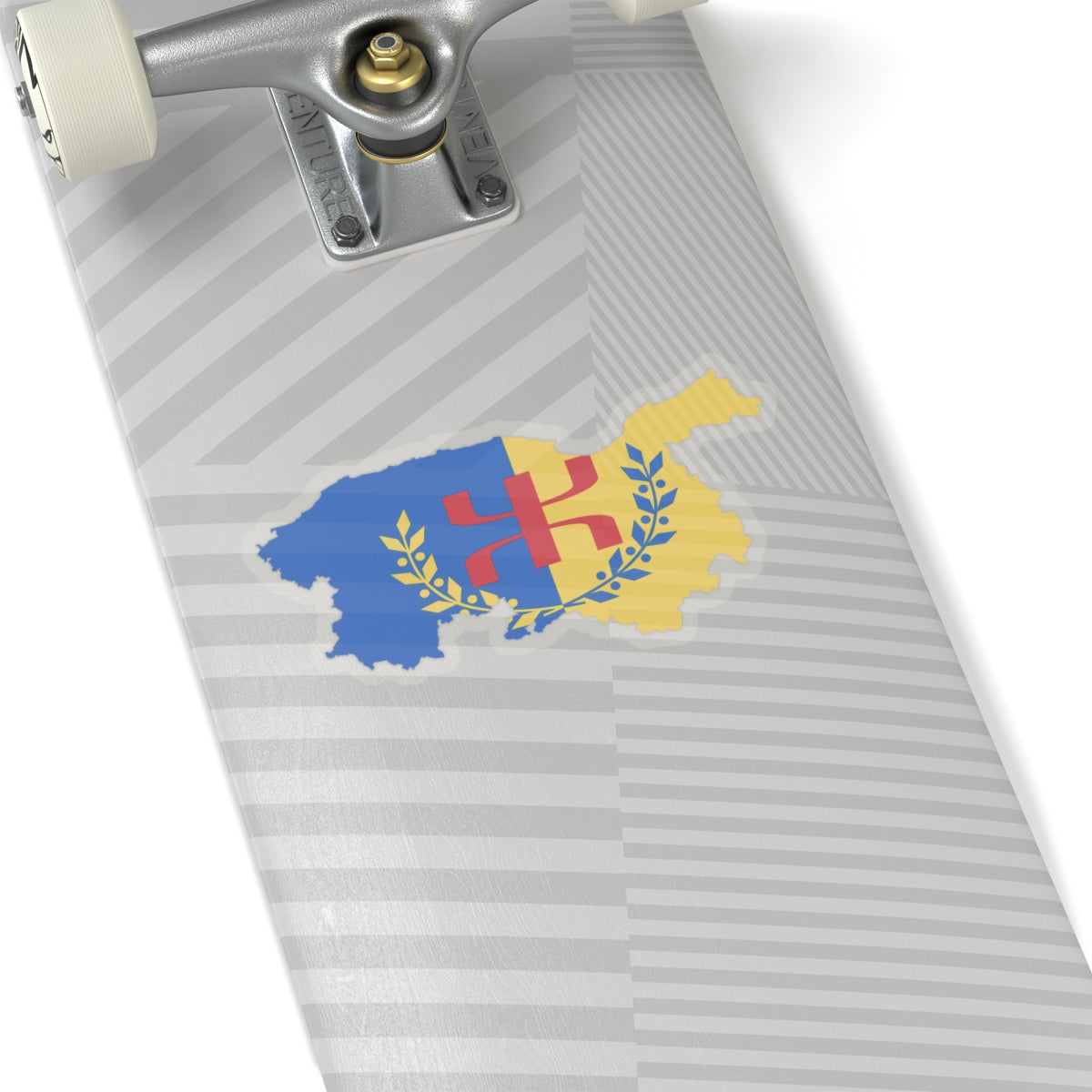 Flag map of MAK (Algeria) STICKER Vinyl Kiss-Cut Decal