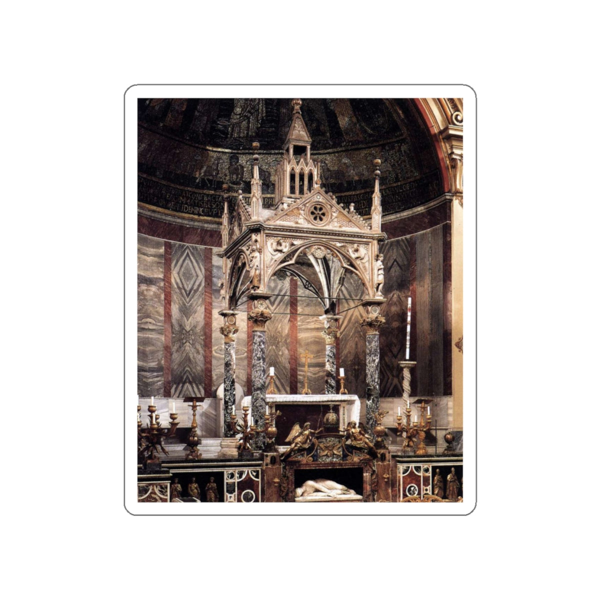 ARNOLFO di Cambio - Tabernacle (Artwork) STICKER Vinyl Die-Cut Decal