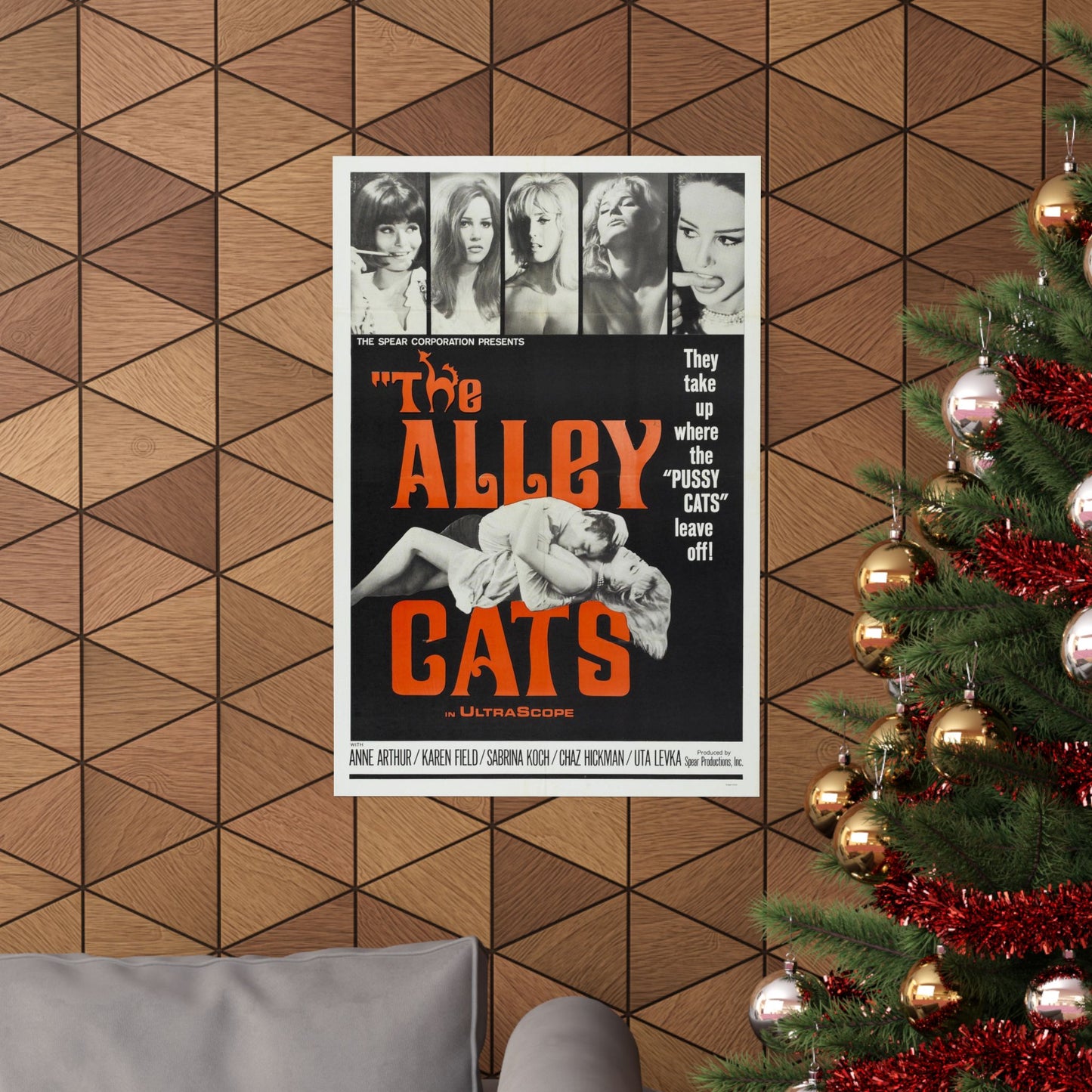 THE ALLEY CATS 1966 - Paper Movie Poster