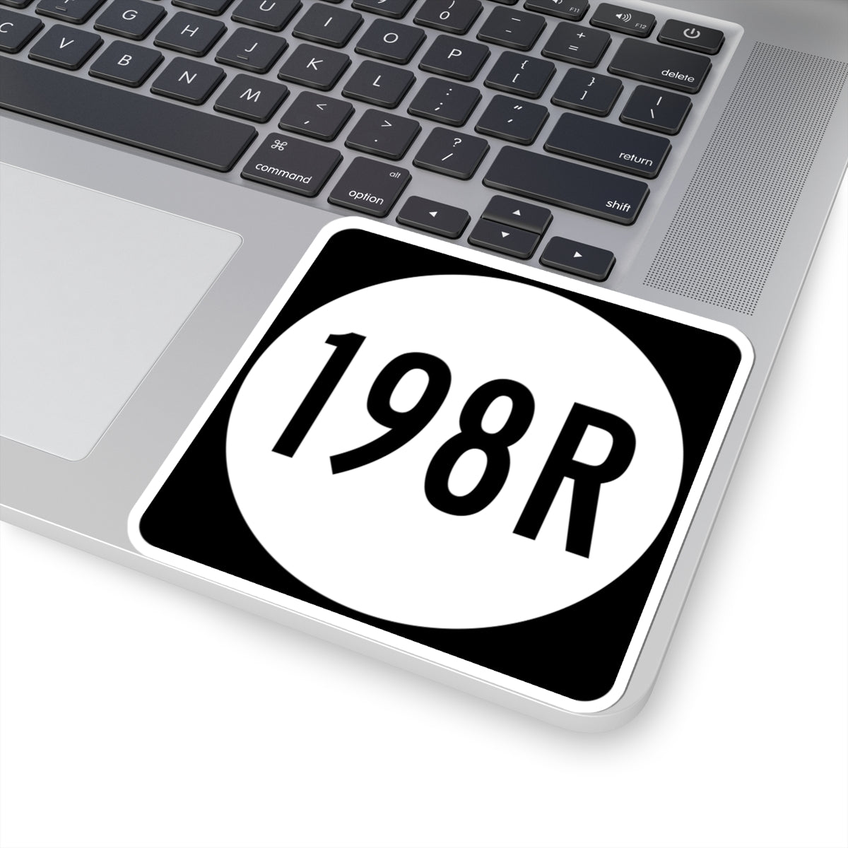 PR tertiary 198R (Puerto Rico) (Road Sign) STICKER Vinyl Kiss-Cut Decal