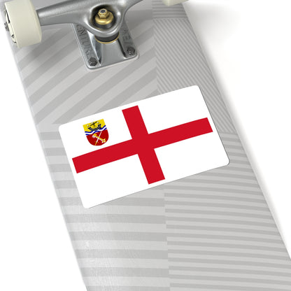 Flag of the Anglican Diocese of Portsmouth (England) STICKER Vinyl Kiss-Cut Decal