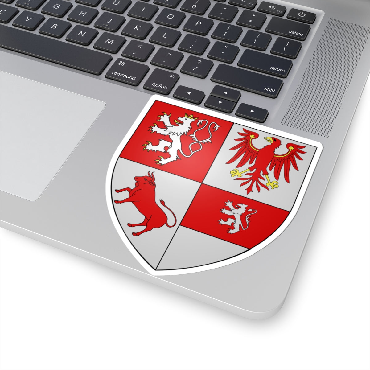 Armoiries Luxembourg-Goerlitz (Czech Republic) (Coat of Arms) STICKER Vinyl Kiss-Cut Decal