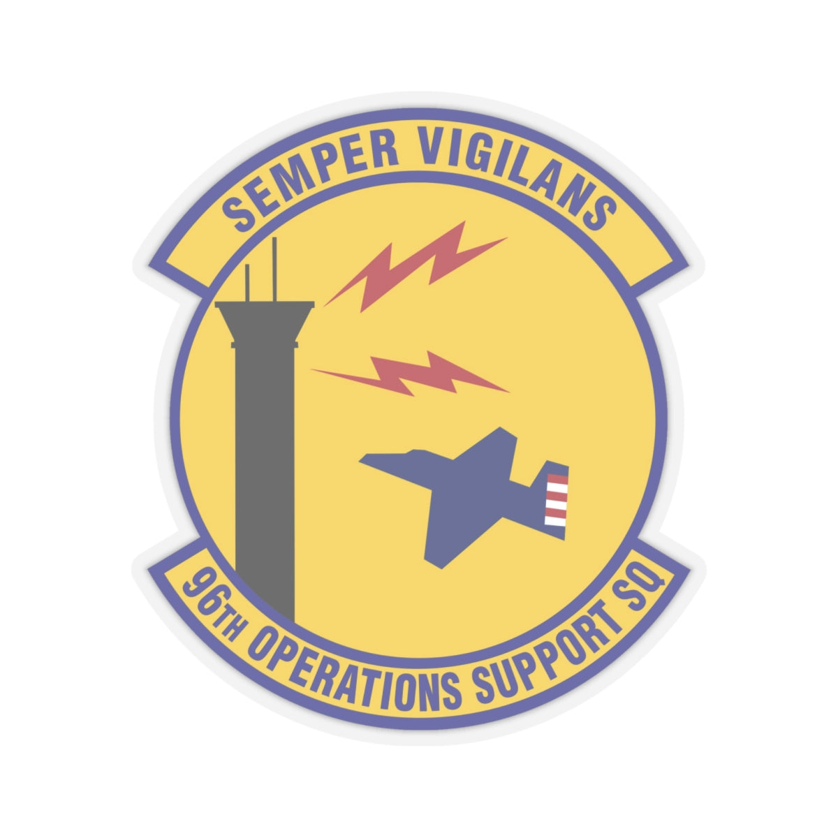 96th Operations Support Squadron (U.S. Air Force) STICKER Vinyl Kiss-Cut Decal