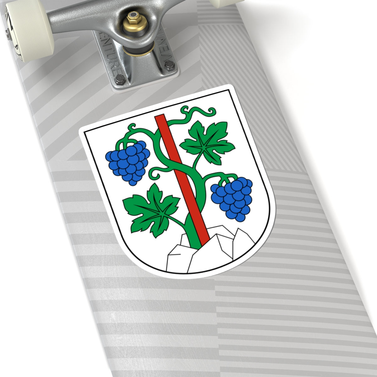 Rebstein-blazon (Switzerland) (Coat of Arms) STICKER Vinyl Kiss-Cut Decal