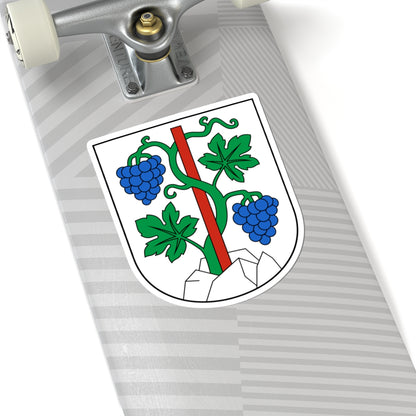 Rebstein-blazon (Switzerland) (Coat of Arms) STICKER Vinyl Kiss-Cut Decal