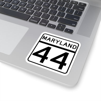 MD Route 44 (Maryland) (Road Sign) STICKER Vinyl Kiss-Cut Decal