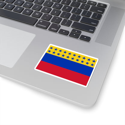 Flag of Venezuela 1859-1863 (Venezuela) STICKER Vinyl Kiss-Cut Decal