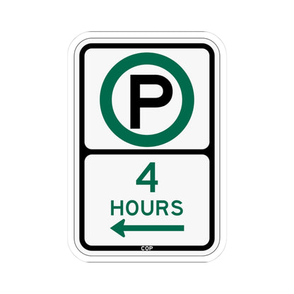 PBOT Road sign P3805L (Oregon) (Road Sign) STICKER Vinyl Kiss-Cut Decal