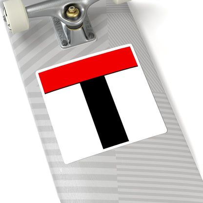 CHE Baden Flag (Switzerland) STICKER Vinyl Kiss-Cut Decal