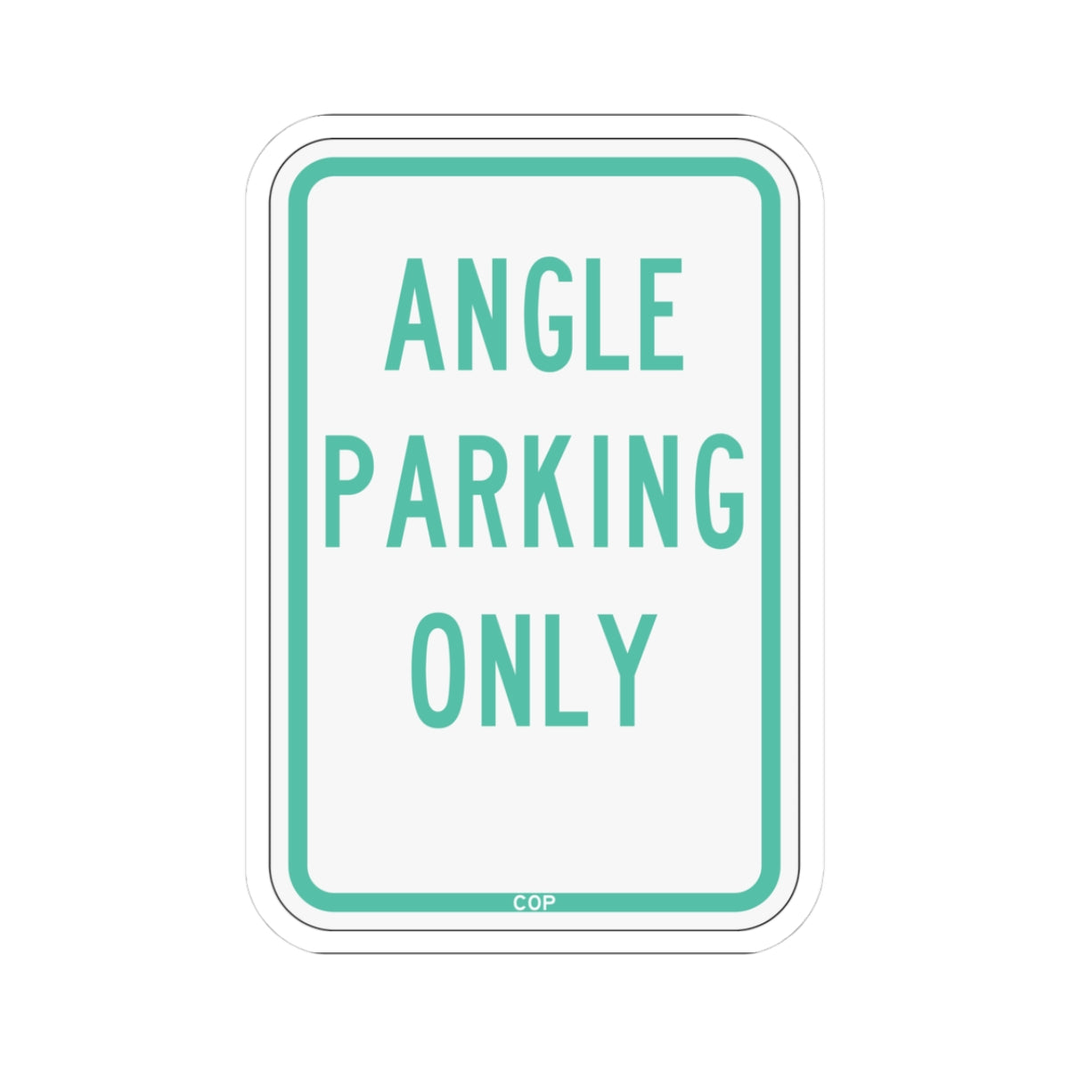 PBOT Road sign P4620 (Oregon) (Road Sign) STICKER Vinyl Kiss-Cut Decal