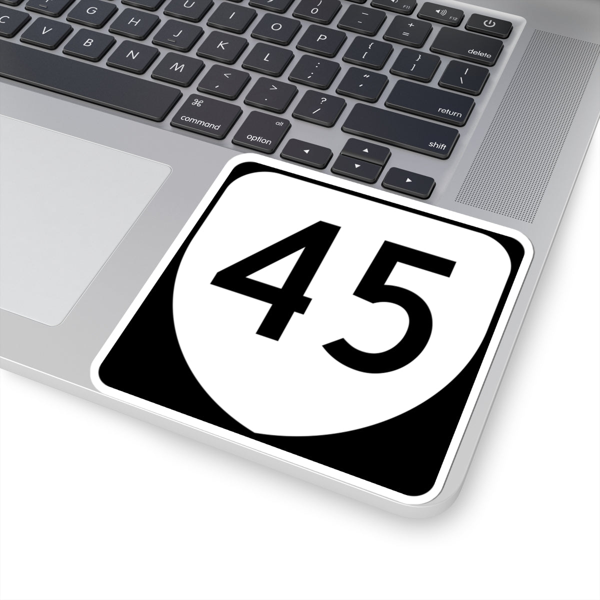 Virginia 45 (Virginia) (Road Sign) STICKER Vinyl Kiss-Cut Decal