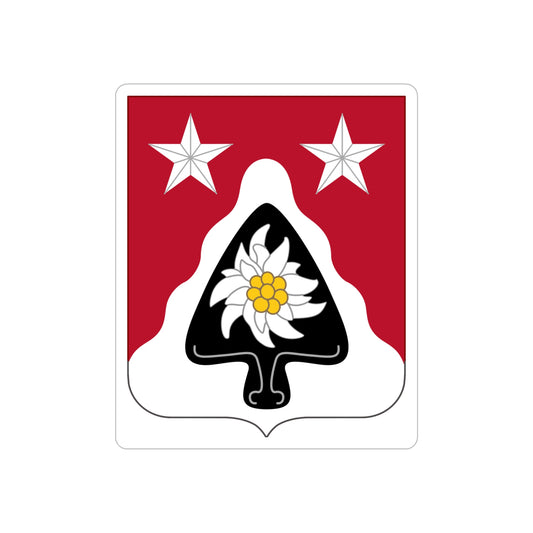 31st Engineer Battalion (U.S. Army) REVERSE PRINT Transparent STICKER-6" × 6"-The Sticker Space