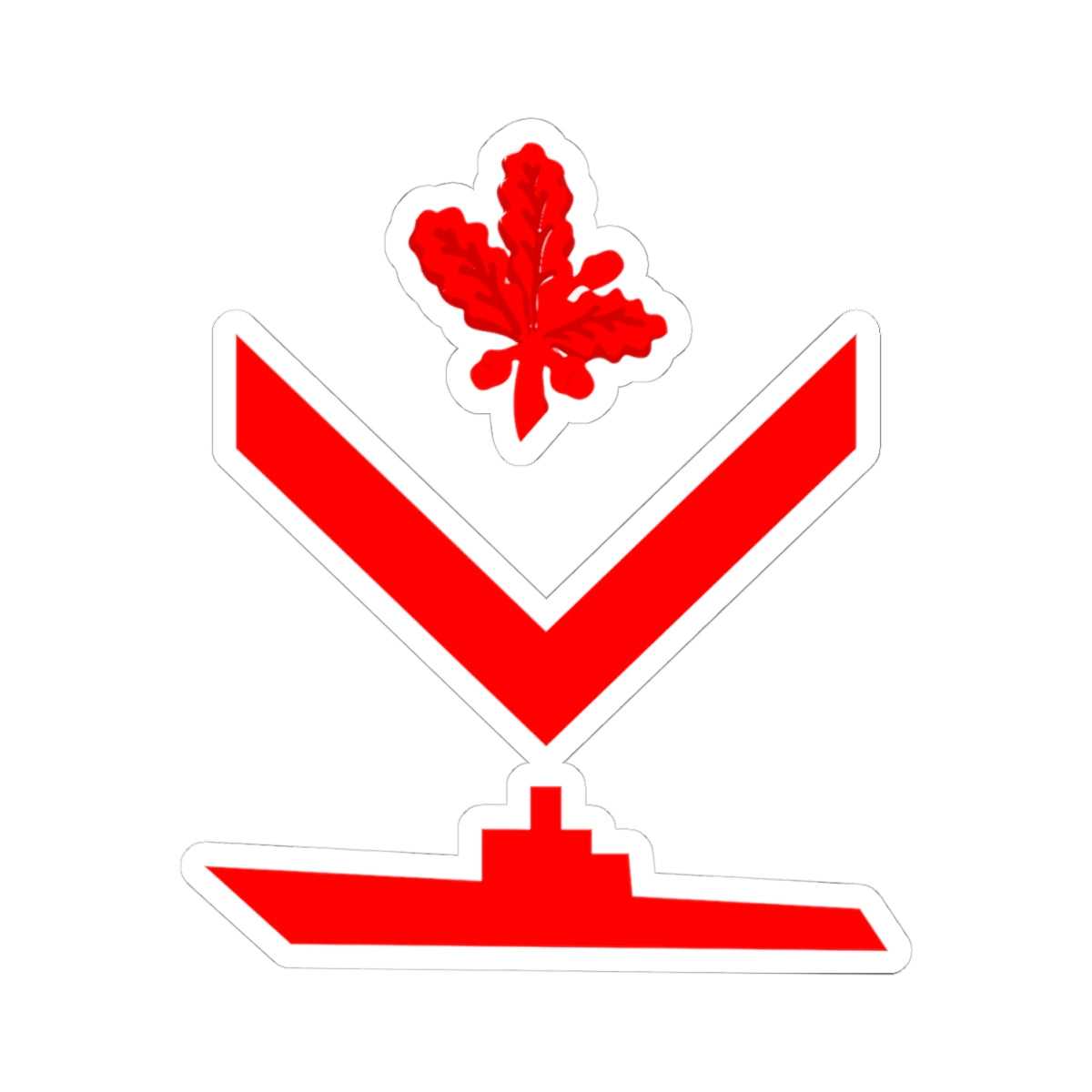 Navy TUR OR 04 (Turkey) (Military Rank) STICKER Vinyl Kiss-Cut Decal