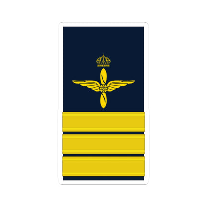 OF 4 Överstelöjtnant FV hylsa (Sweden) (Military Rank) STICKER Vinyl Kiss-Cut Decal
