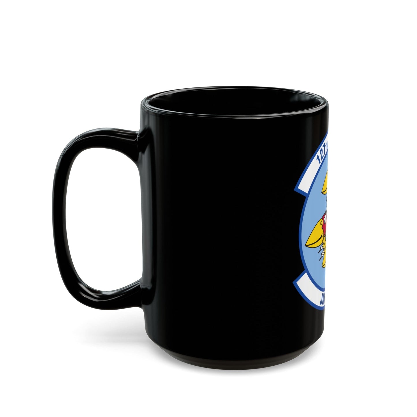 127 Bomber Squadron (U.S. Air Force) Black Coffee Mug-The Sticker Space