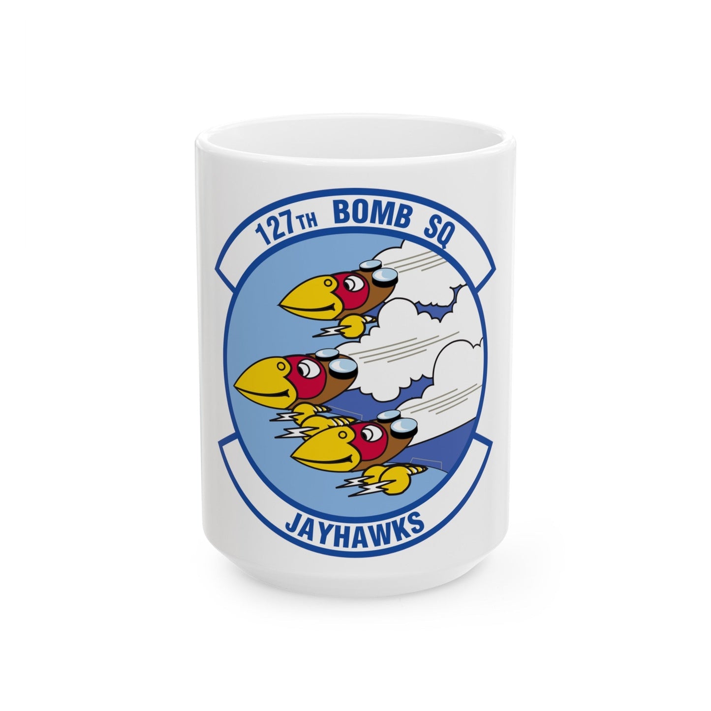 127 Bomber Squadron (U.S. Air Force) White Coffee Mug-15oz-The Sticker Space