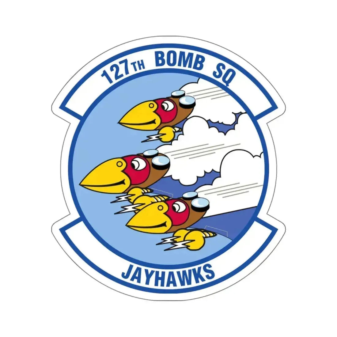 127 Bomber Squadron (U.S. Air Force) STICKER Vinyl Die-Cut Decal - The Sticker Space