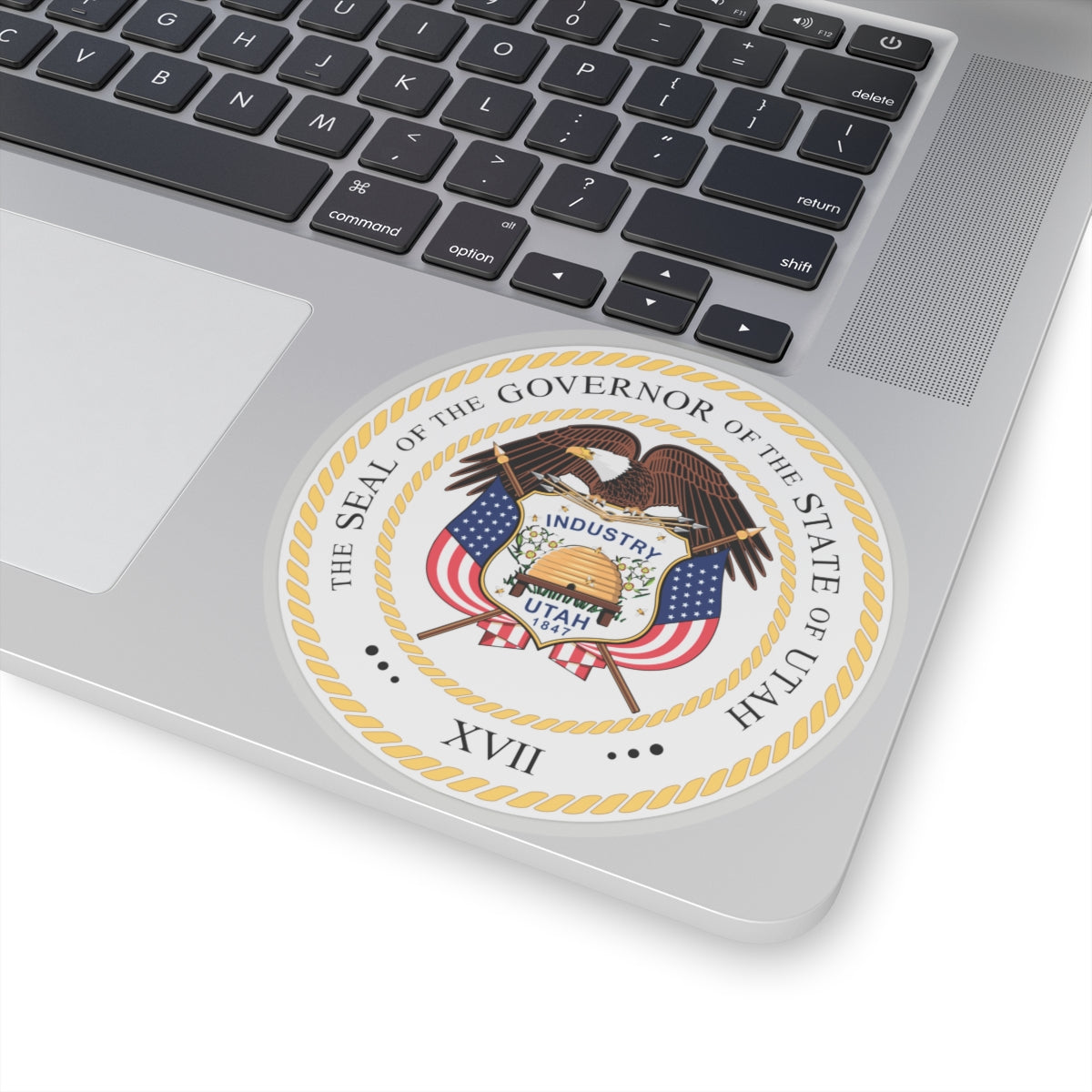 Seal of the Governor of Utah v2 - STICKER Vinyl Kiss-Cut Decal