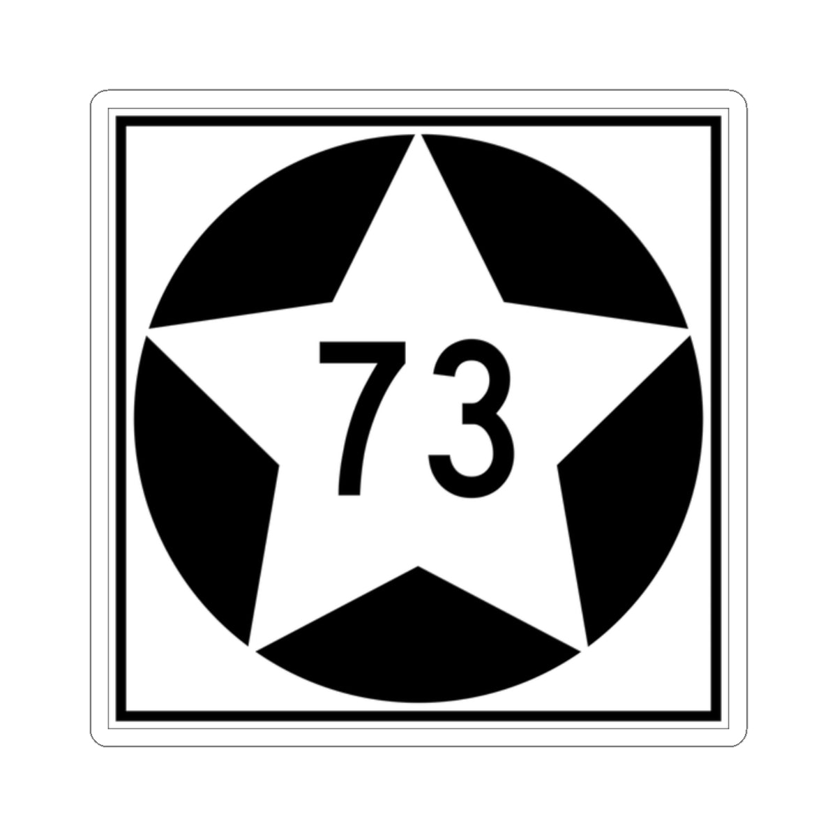 MN-73 1934 (Minnesota) (Road Sign) STICKER Vinyl Kiss-Cut Decal
