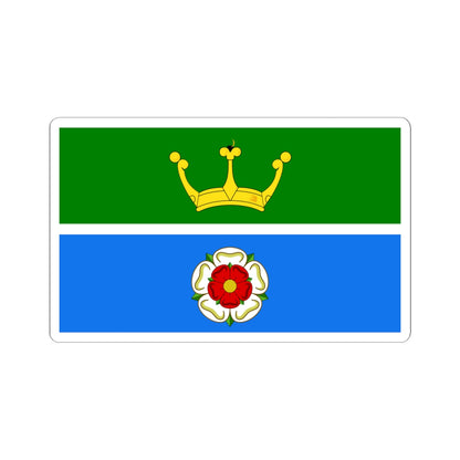 Hampshire green and blue flag (England) STICKER Vinyl Kiss-Cut Decal