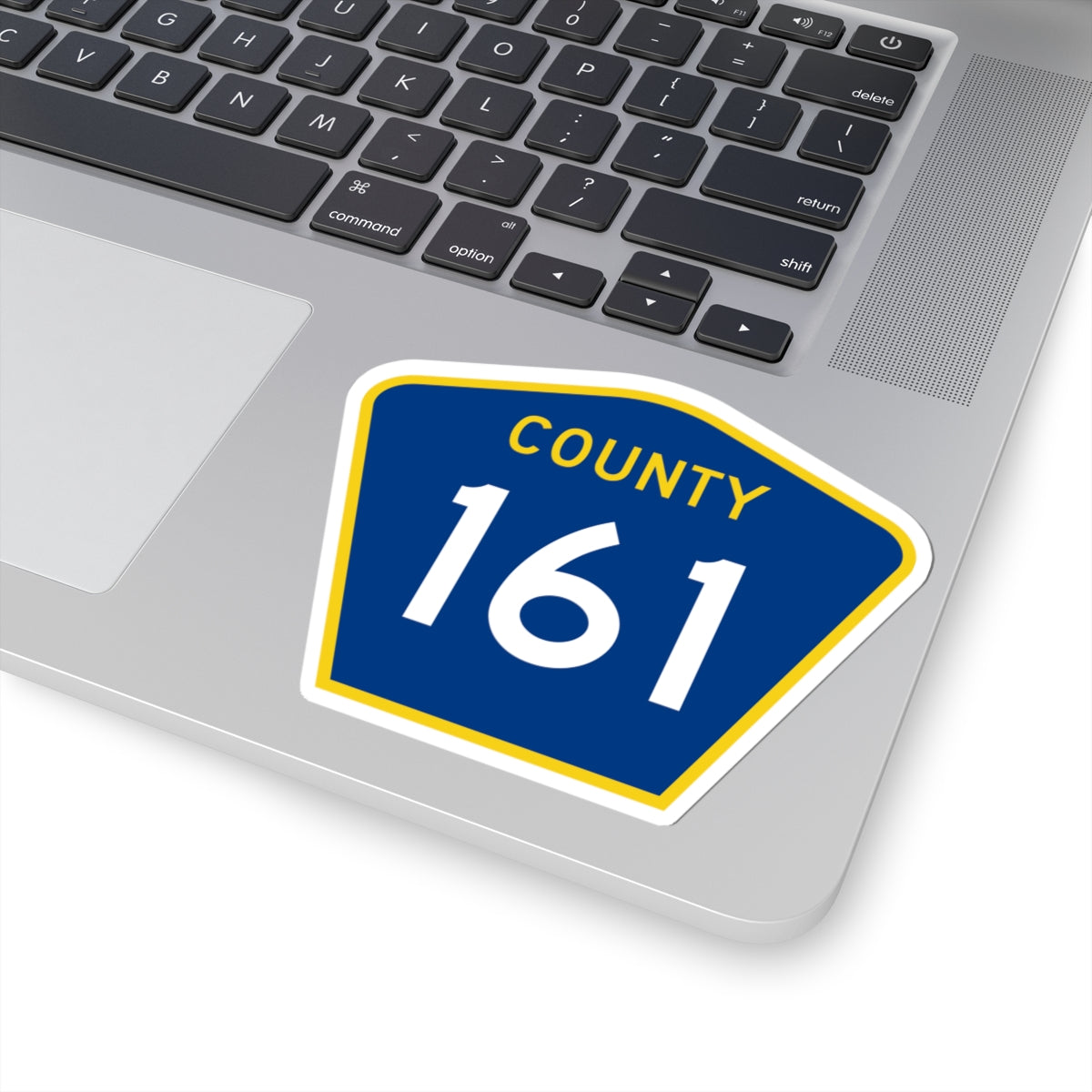 County 161 MN (Minnesota) (Road Sign) STICKER Vinyl Kiss-Cut Decal