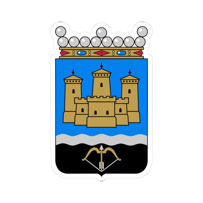 Savonlinna.vaakuna (Finland) (Coat of Arms) STICKER Vinyl Kiss-Cut Decal