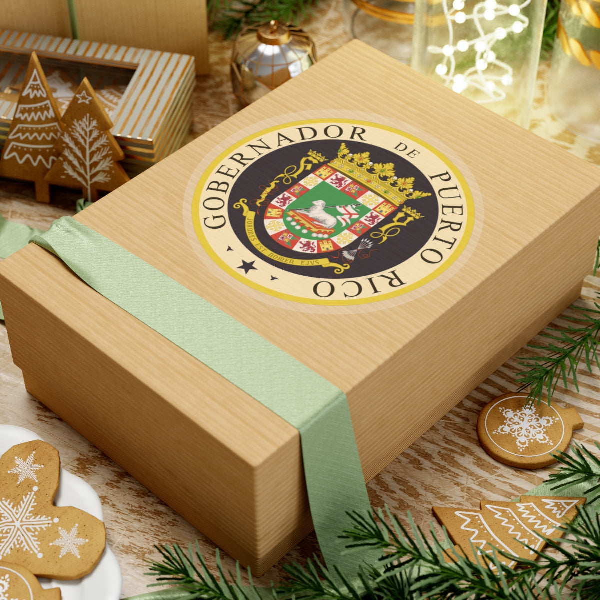 Seal of the Governor of Puerto Rico - STICKER Vinyl Kiss-Cut Decal