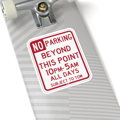 PBOT Road sign P1881 (Oregon) (Road Sign) STICKER Vinyl Kiss-Cut Decal