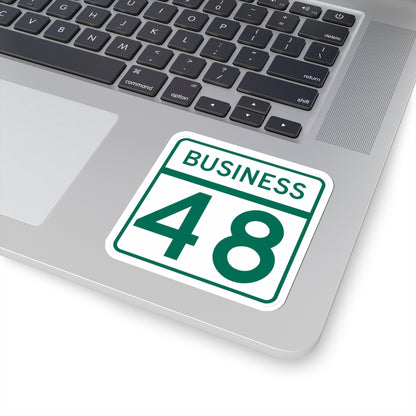 MD Route 48 Business (Maryland) (Road Sign) STICKER Vinyl Kiss-Cut Decal