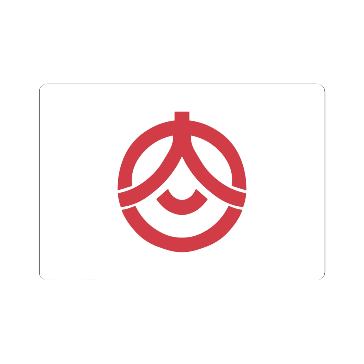 Flag of Onjuku Chiba (Japan) STICKER Vinyl Kiss-Cut Decal