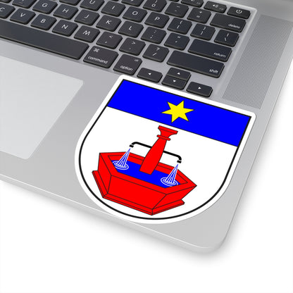 Rothenbrunnen wappen (Switzerland) (Coat of Arms) STICKER Vinyl Kiss-Cut Decal