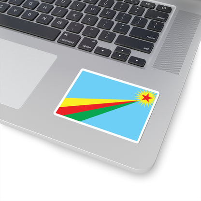 Flag of Yekitiya Star (Syria) STICKER Vinyl Kiss-Cut Decal