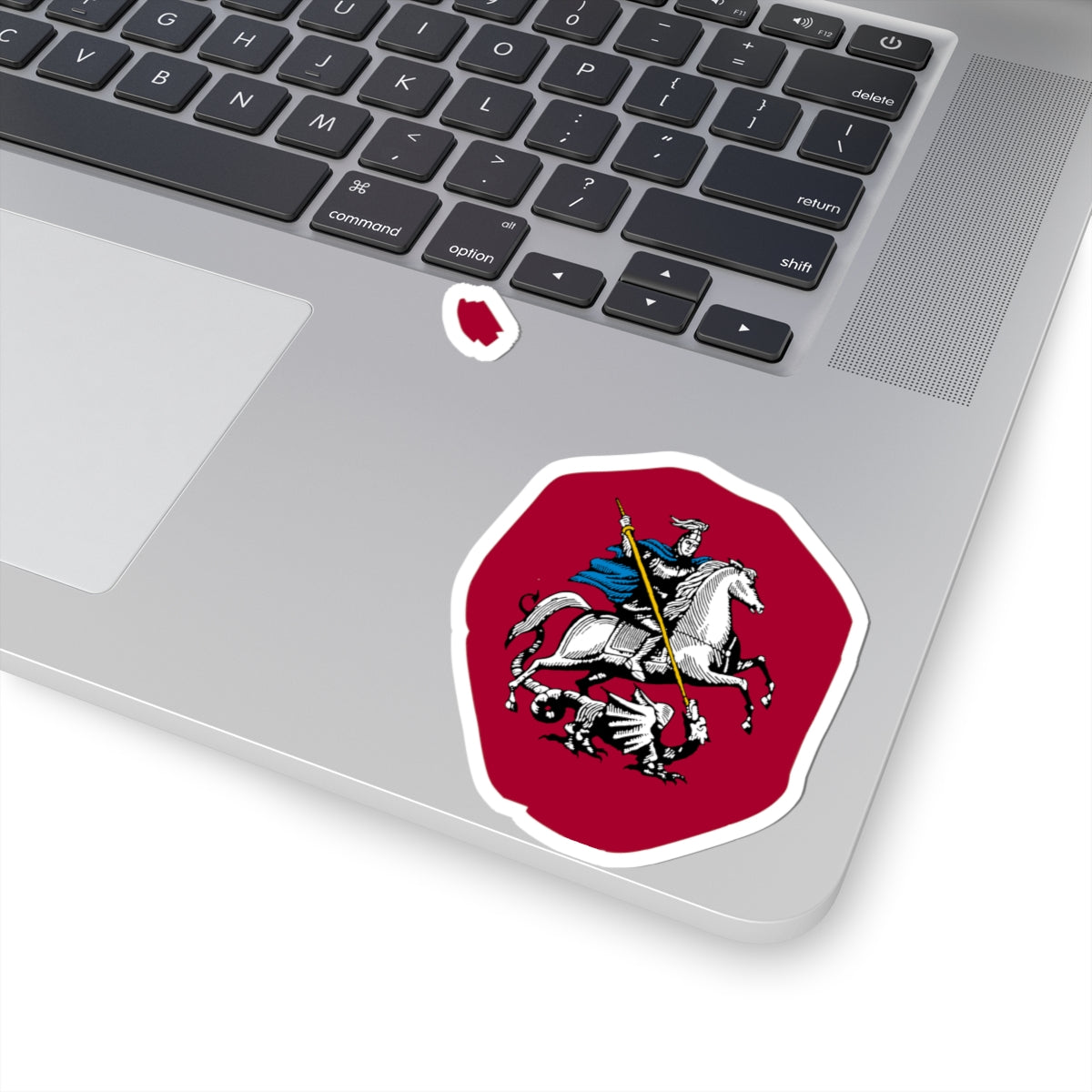 Flag-map of Moscow 1995 (Russia) STICKER Vinyl Kiss-Cut Decal