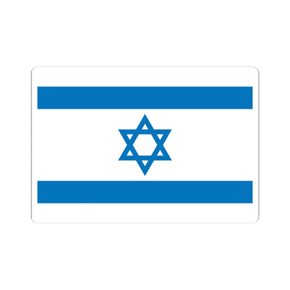 Flag of Israel Pale Blue 3-2 (Israel) STICKER Vinyl Kiss-Cut Decal