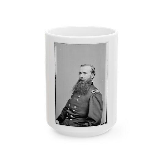 Portrait Of Brig. Gen. Charles K. Graham, Officer Of The Federal Army (U.S. Civil War) White Coffee Mug