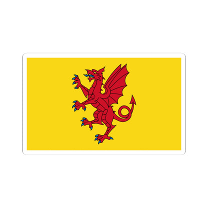 Somerset Flag (England) STICKER Vinyl Kiss-Cut Decal