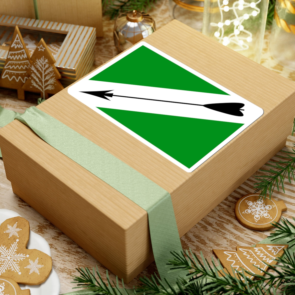 Flag of Demidovsky rayon Smolensk oblast (Russia) STICKER Vinyl Kiss-Cut Decal