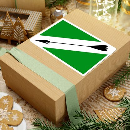 Flag of Demidovsky rayon Smolensk oblast (Russia) STICKER Vinyl Kiss-Cut Decal