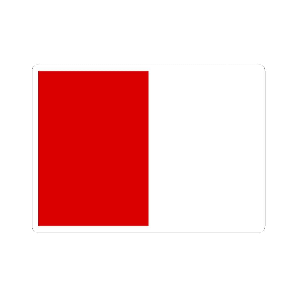 Flag of Frejus (France) STICKER Vinyl Kiss-Cut Decal