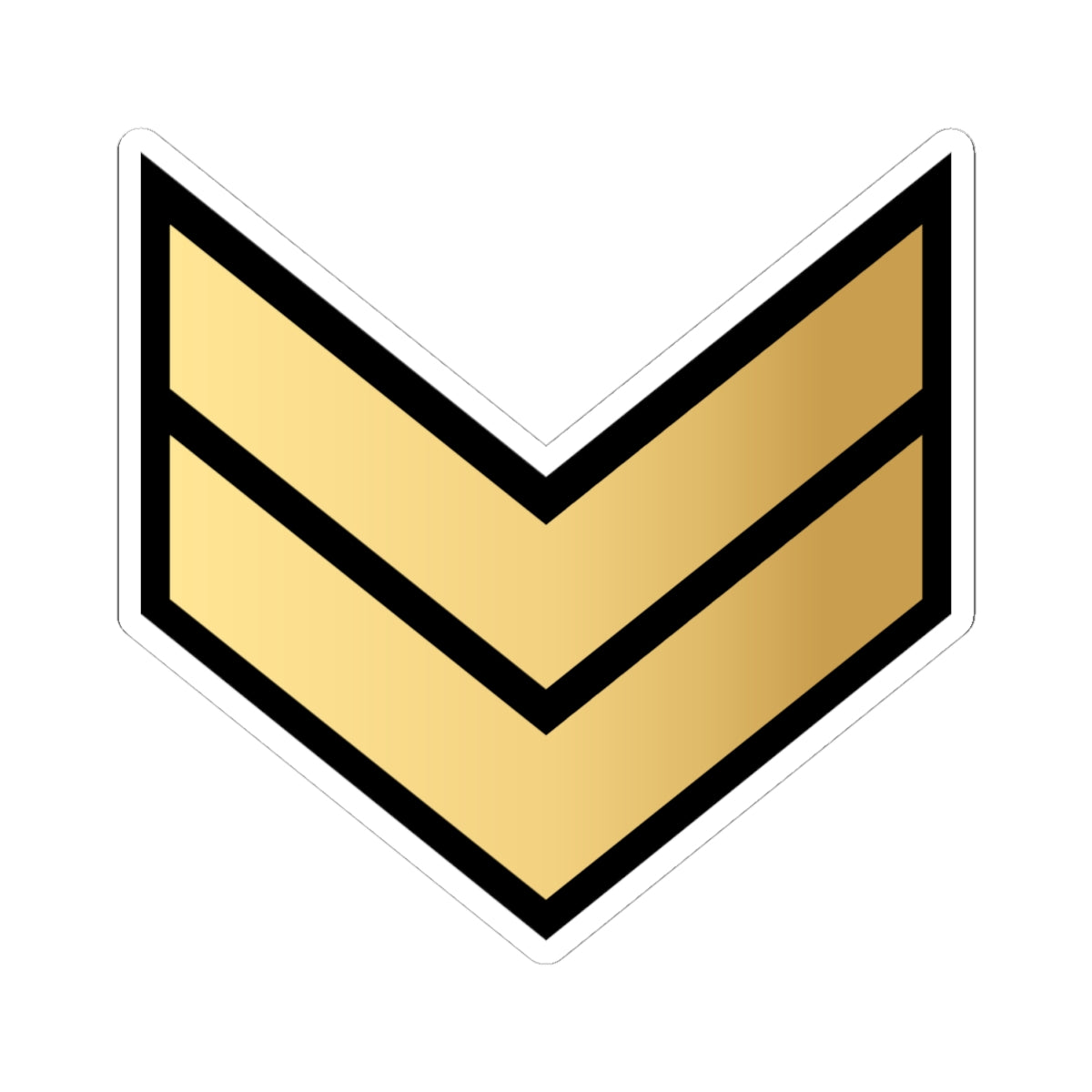 02. KNF CPL (Kuwait) (Military Rank) STICKER Vinyl Kiss-Cut Decal