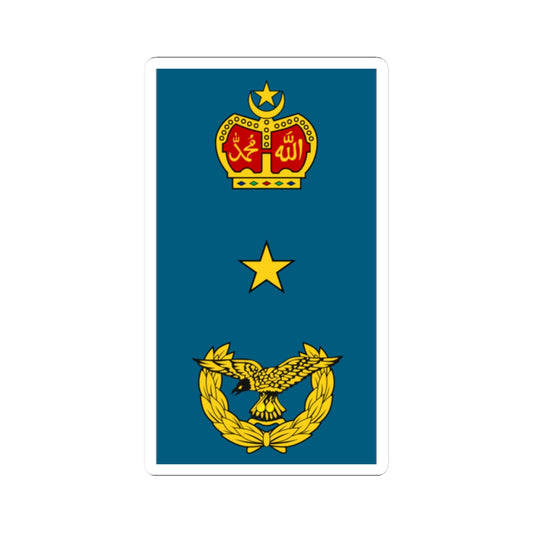 Malaysia Air Force OF 6 (Malaysia) (Military Rank) STICKER Vinyl Kiss-Cut Decal