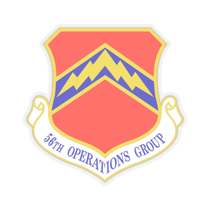 56th Operations Group (U.S. Air Force) STICKER Vinyl Kiss-Cut Decal-6 Inch-Transparent-The Sticker Space