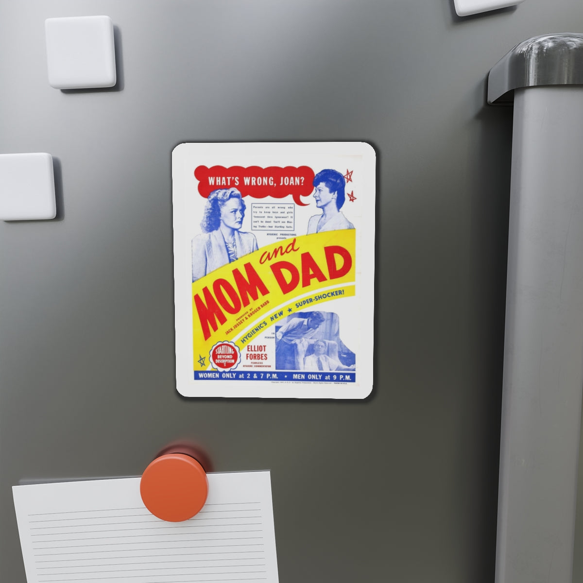 MOM AND DAD 1945 Movie Poster - Refrigerator Magnet-The Sticker Space